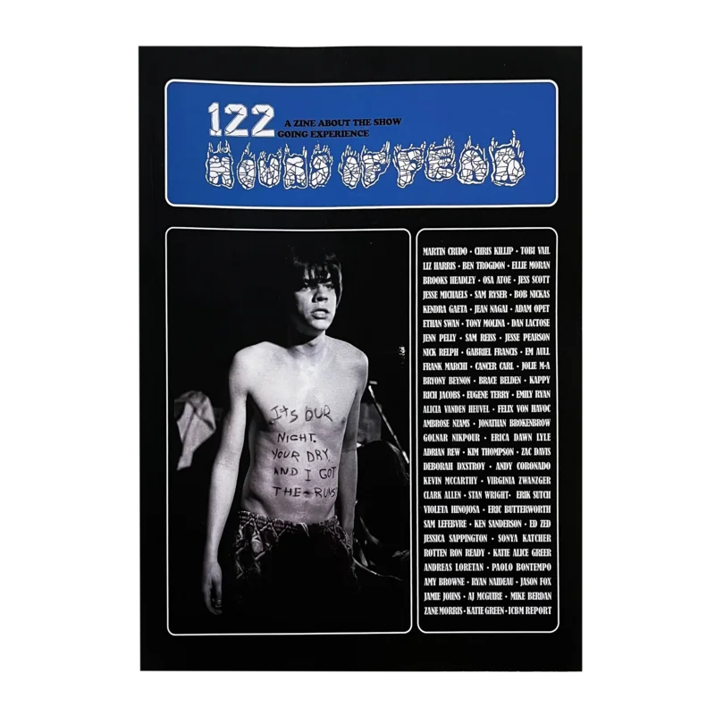 122 Hours of Fear zine