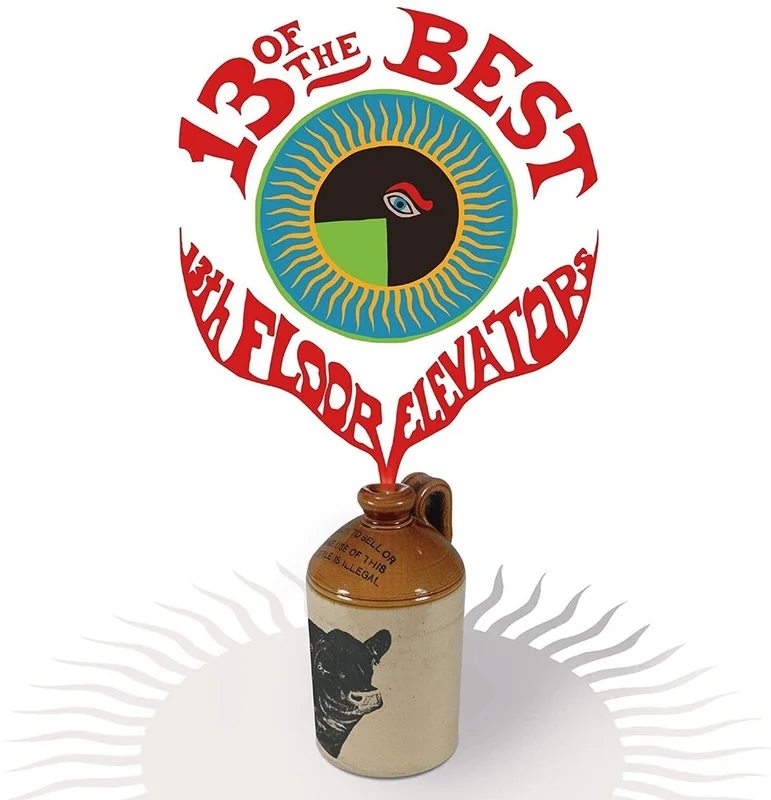 13TH FLOOR ELEVATORS - 13 OF THE BEST - RED COLOR - VINYL LP