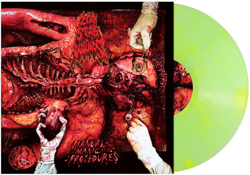 200 Stab Wounds: Manual Manic Procedures 12" (green/yellow vinyl) (PRE-ORDER)