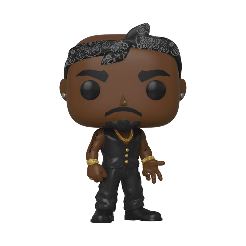 2PAC W/ VEST AND BANDANA FUNKO POP! ROCKS FIGURE