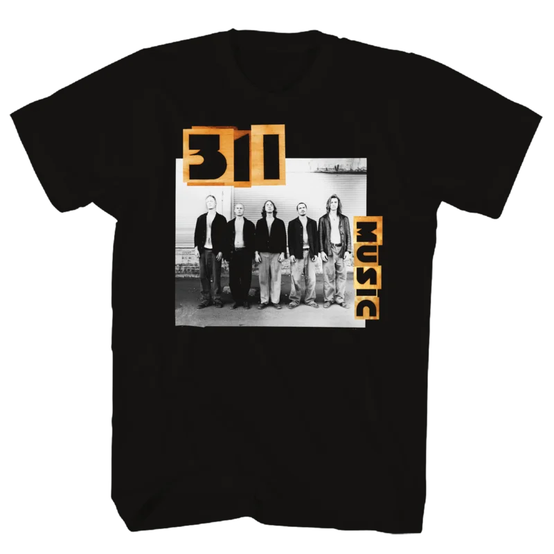311 GROUP PORTRAIT DOUBLE SIDED black