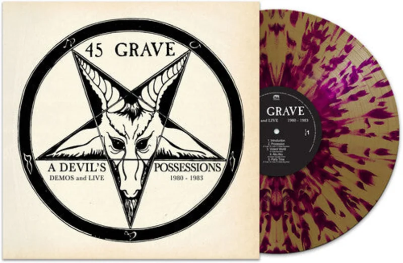 45 Grave: A Devil's Possessions - Demos & Live 1980-1983 12" (gold/purple splatter vinyl)