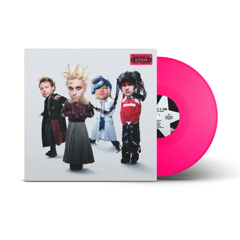 5 SECONDS OF SUMMER - EVERYONE'S A STAR - PINK GLITTER COLOR - VINYL LP