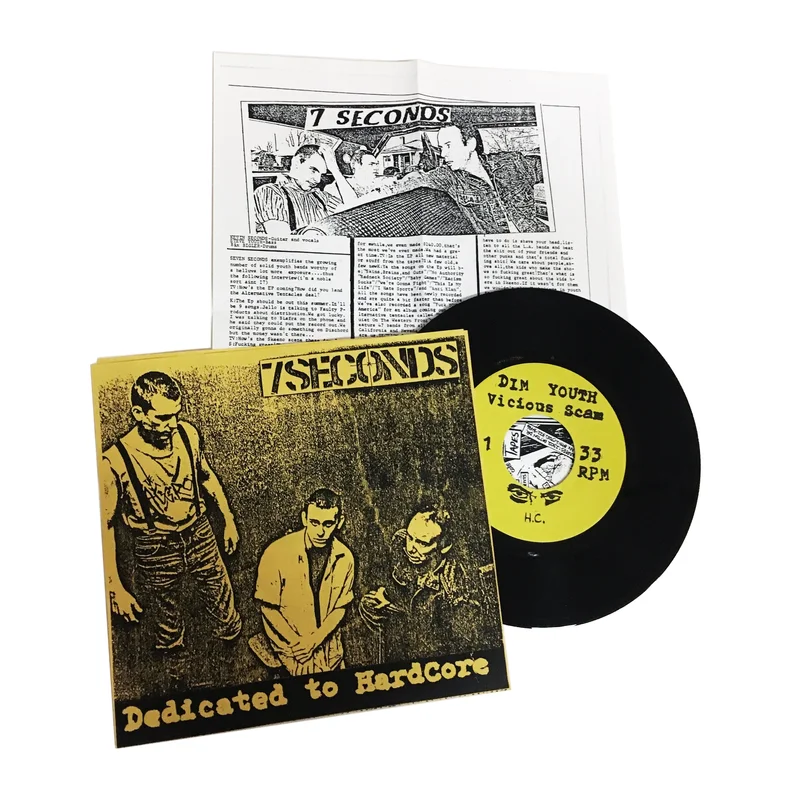 7 Seconds: Dedicated to Hardcore 7" (new)