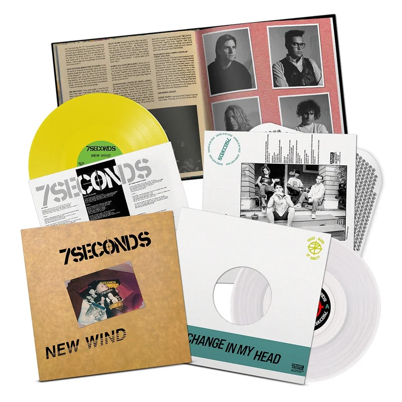7 Seconds: New Wind / Change in My Head 12" (yellow vinyl)