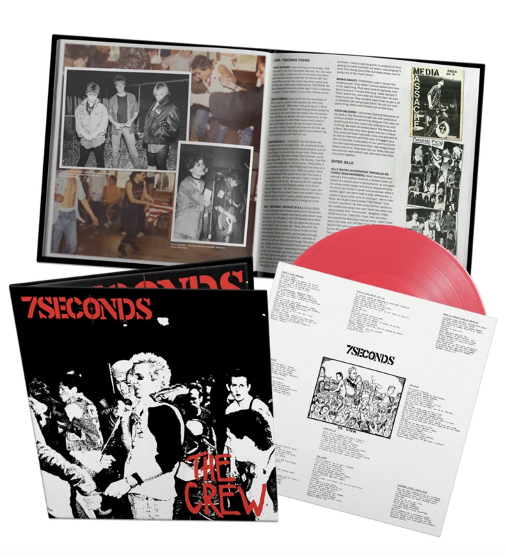 7SECONDS THE CREW LP - LTD. - NEON PINK
