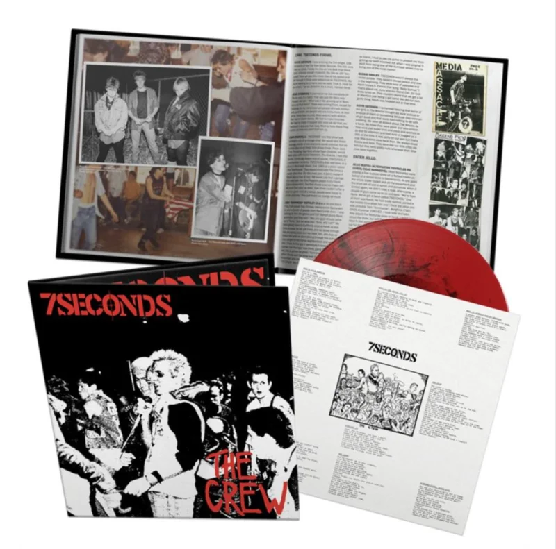 7SECONDS THE CREW LP - LTD. - RED/BLACK/GALAXY
