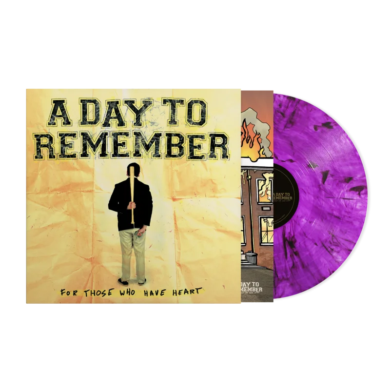 A DAY TO REMEMBER FOR THOSE WHO HAVE HEART LP - LTD. 500 - PURPLE SMOKE