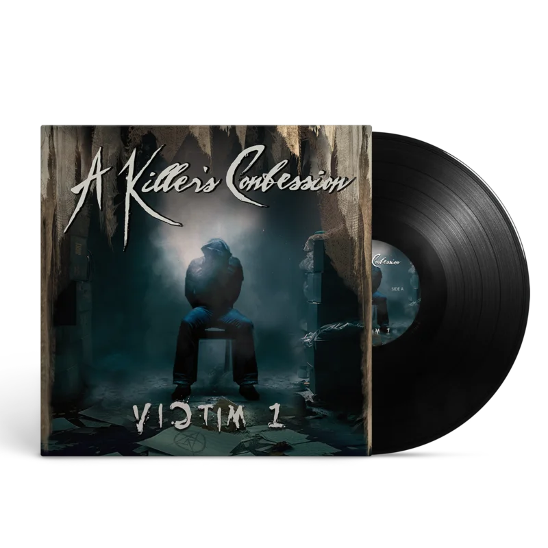 A KILLER'S CONFESSION 'VICTIM 1' LP (Black Vinyl)