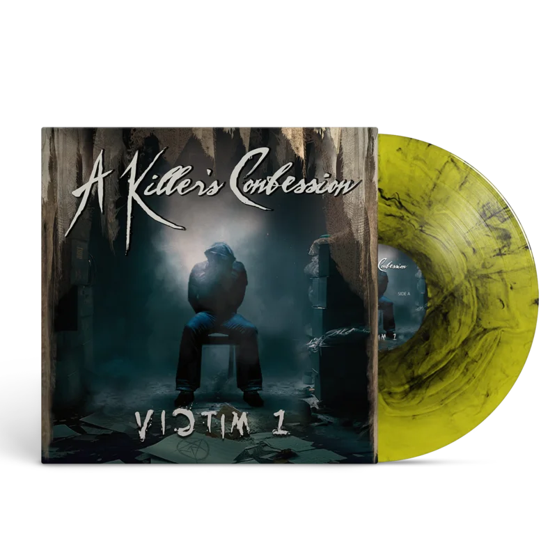A KILLER'S CONFESSION 'VICTIM 1' LP (Translucent Galaxy Vinyl)