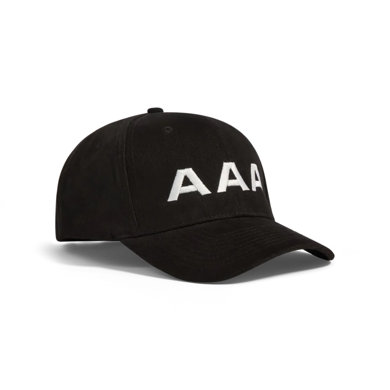'AAA' Black Baseball Cap