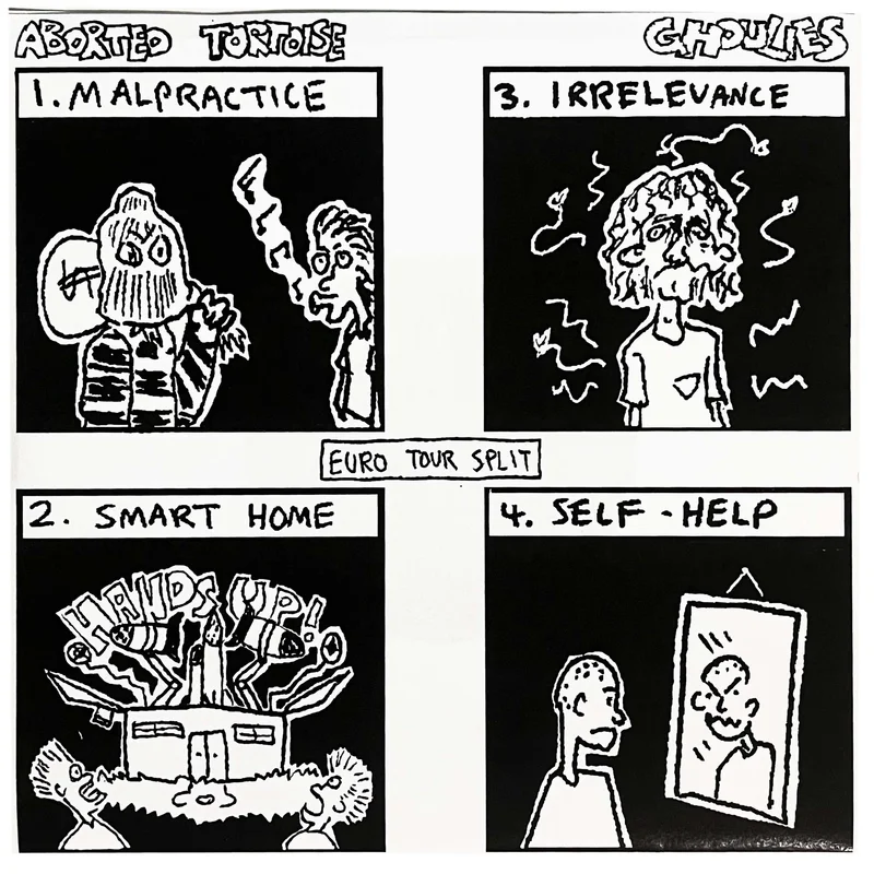 Aborted Tortoise / Ghoulies: Euro Tour Split 7"