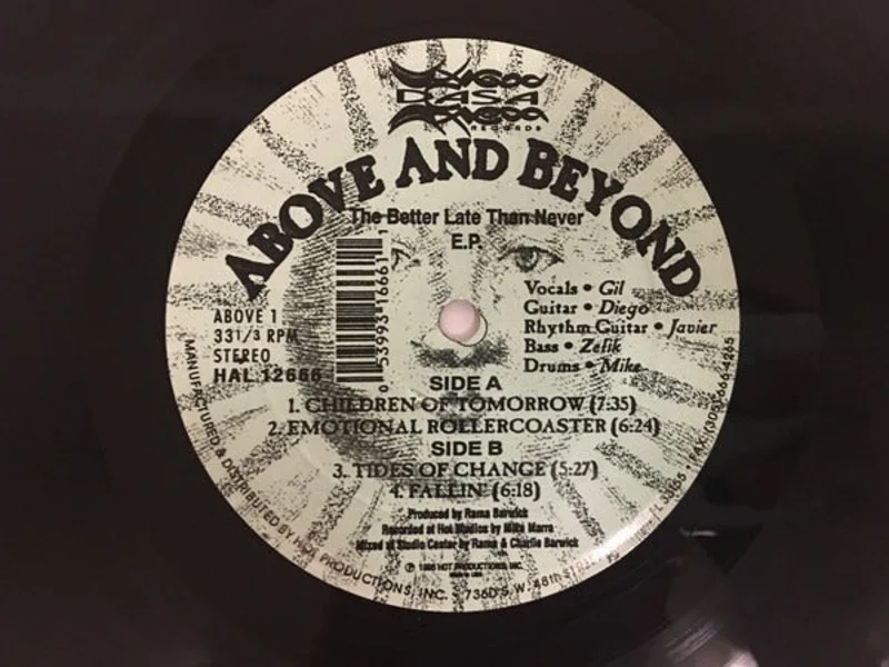 Above And Beyond: The Better Late Than Never E.P. 12"