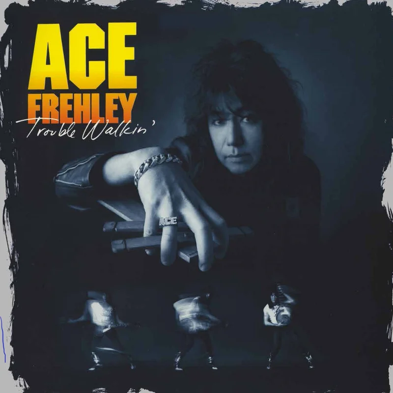 ACE FREHLEY 'TROUBLE WALKIN'' LP (Limited, Emerald Marble Swirl Vinyl)