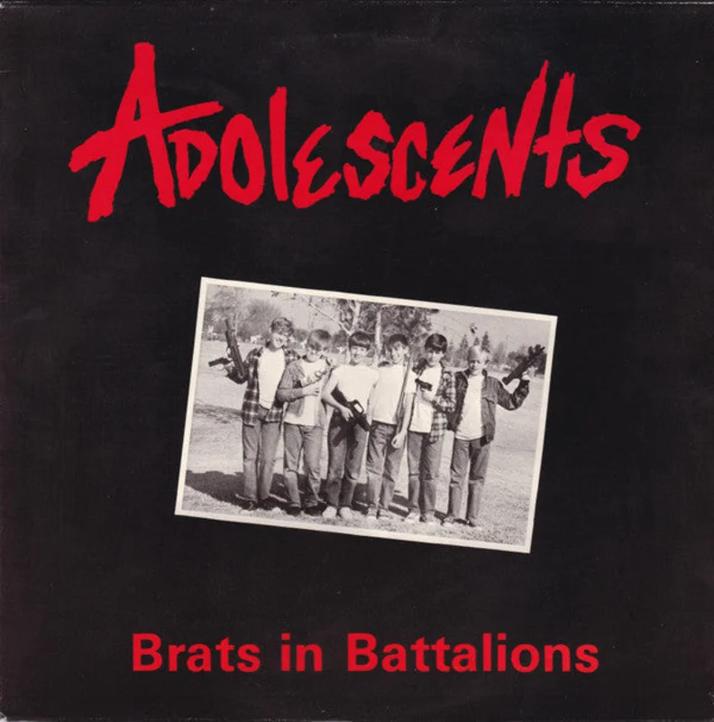 ADOLESCENTS 'BRATS IN BATTALIONS' LP - WHITE