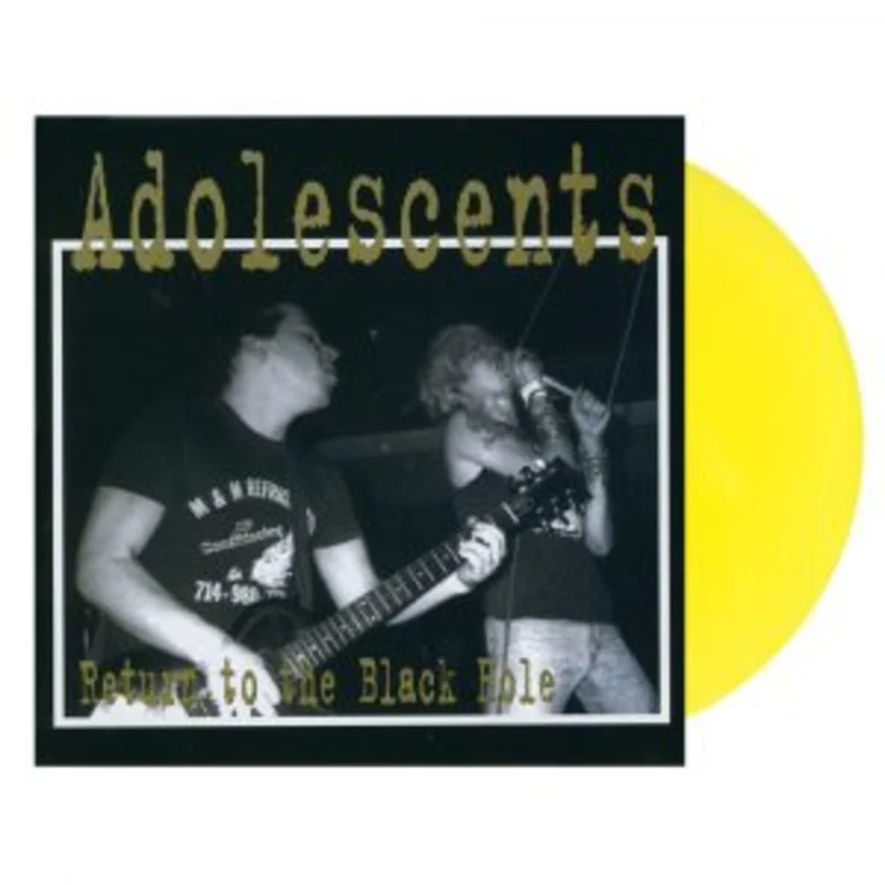 ADOLESCENTS 'RETURN TO THE BLACK HOLE' LP - YELLOW