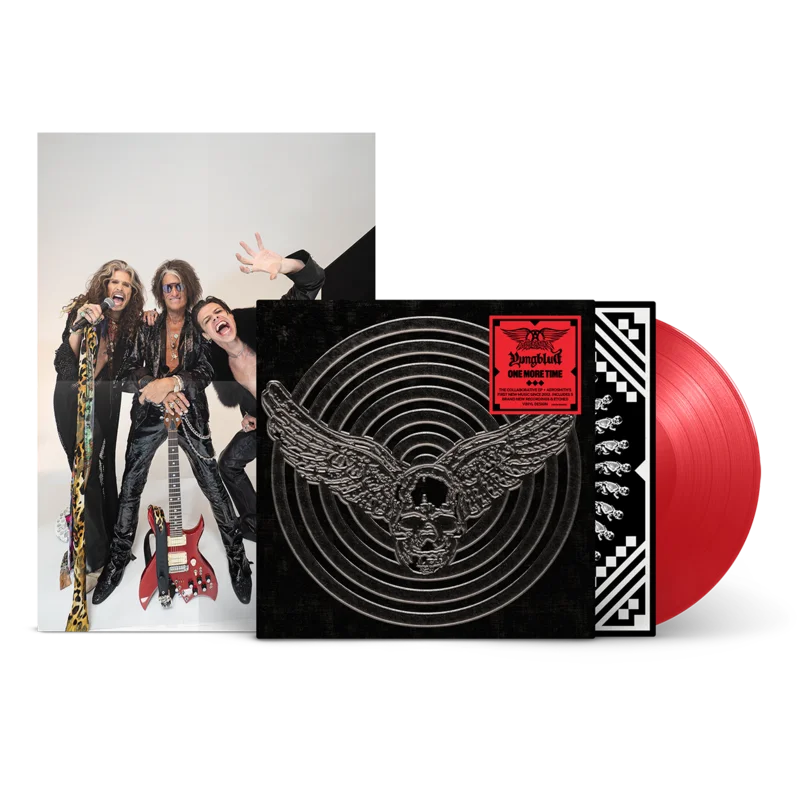 AEROSMITH & YUNGBLUD - One More Time Red Vinyl (Aerosmith Store Exclusive)