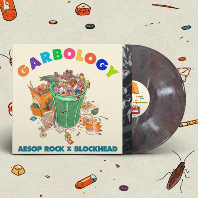 AESOP ROCK X BLOCKHEAD 'GARBOLOGY' 2LP - RANDOM COLOR