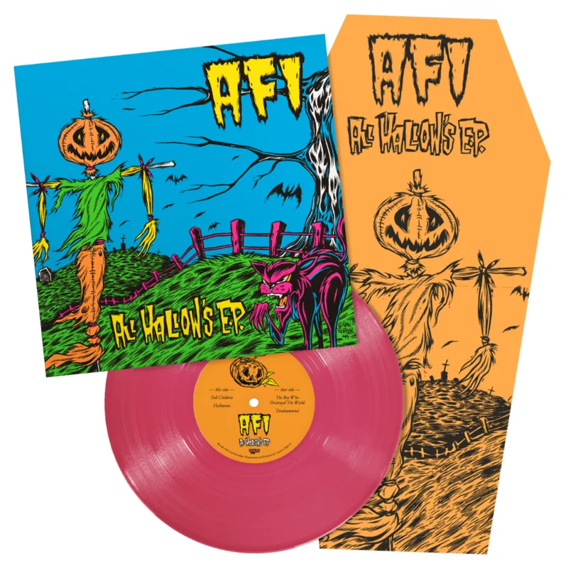 AFI 'ALL HALLOW'S' 10" 25TH ANNIVERSARY EP - PINK