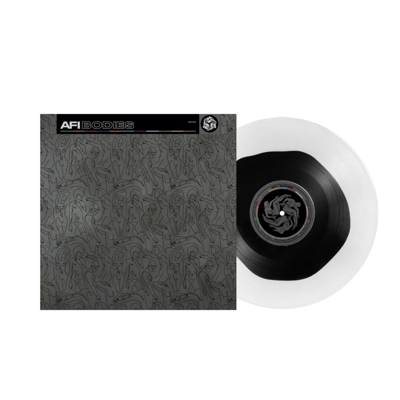AFI 'BODIES' LP - LTD.300 - CLEAR WITH BLACK BLOB