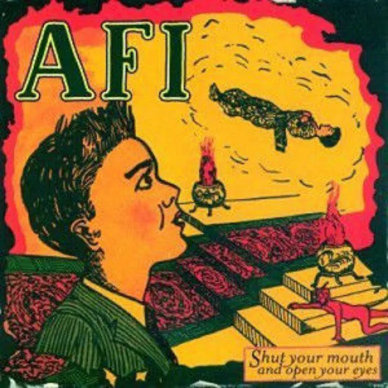 AFI 'SHUT YOUR MOUTH AND OPEN YOUR EYES' LP