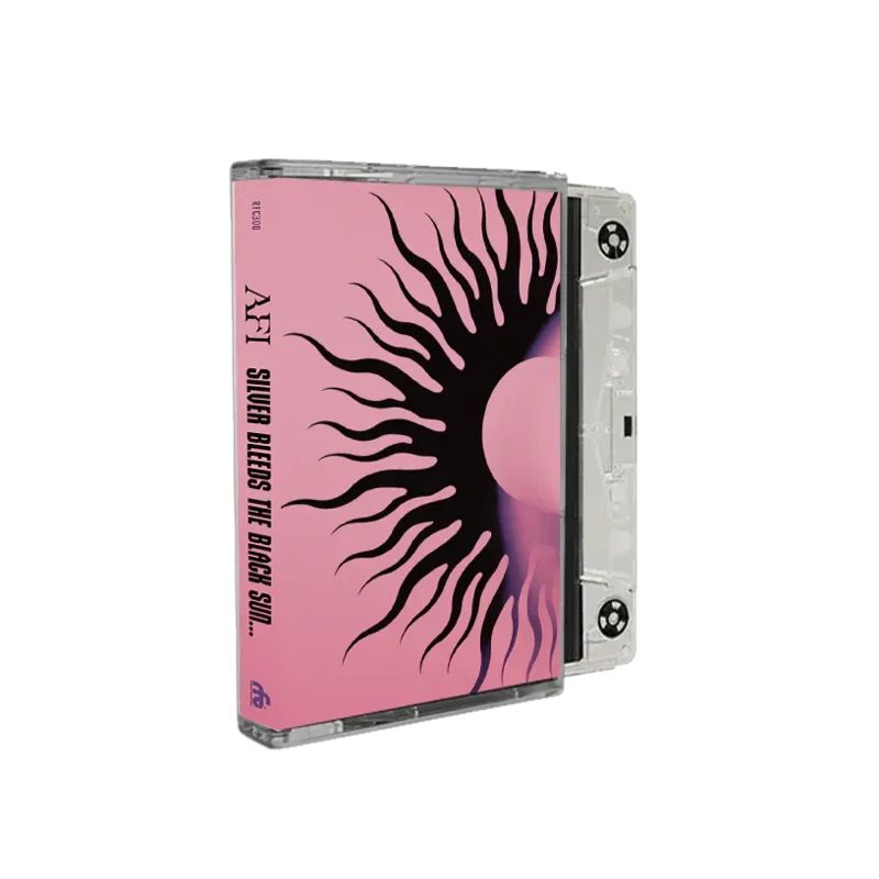 AFI SILVER BLEEDS THE BLACK SUN CASSETTE - CLEAR/BLACK