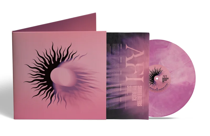 AFI SILVER BLEEDS THE BLACK SUN LP - EXCLUSIVE - LTD. 500 - PURPLE/WHITE SWIRL
