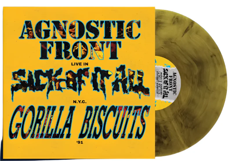 AGNOSTIC FRONT/GORILLA BISCUITS/SICK OF IT ALL 'LIVE IN N.Y.C. '91' LP - GALAXY