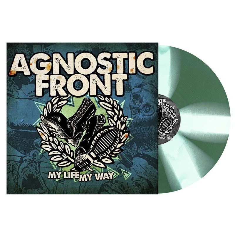 AGNOSTIC FRONT 'MY LIFE MY WAY' LP - SPLATTER