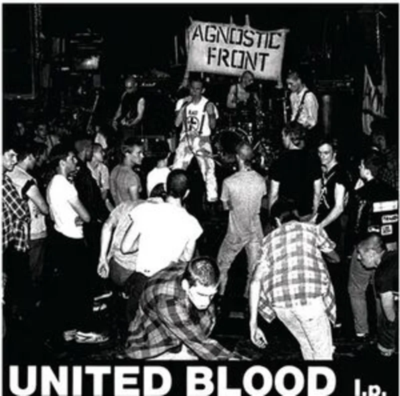AGNOSTIC FRONT 'UNITED BLOOD' LP - SOLID RED