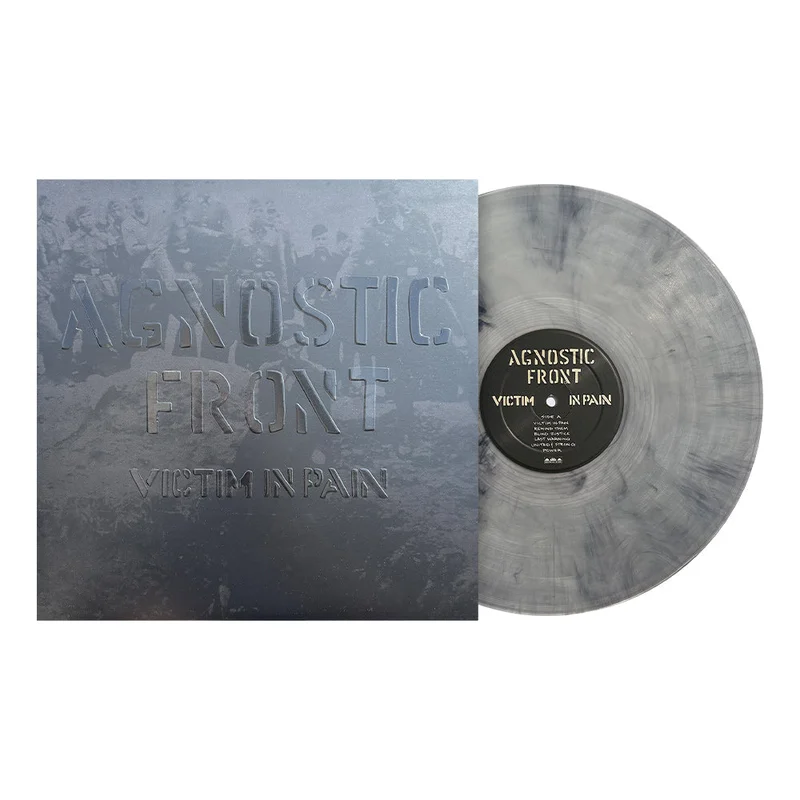 AGNOSTIC FRONT VICTIM IN PAIN LP - EXCLUSIVE - LTD.500 - BLACK PLATINUM SWIRL