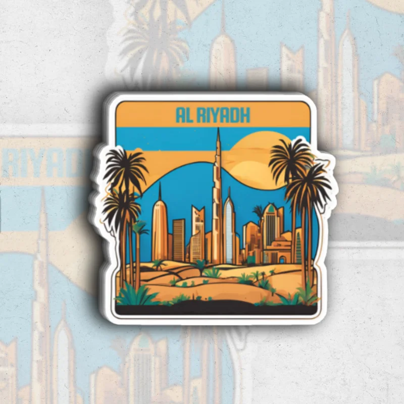 Al riyadh (Sk exclusive) - glossy vinyl sticker