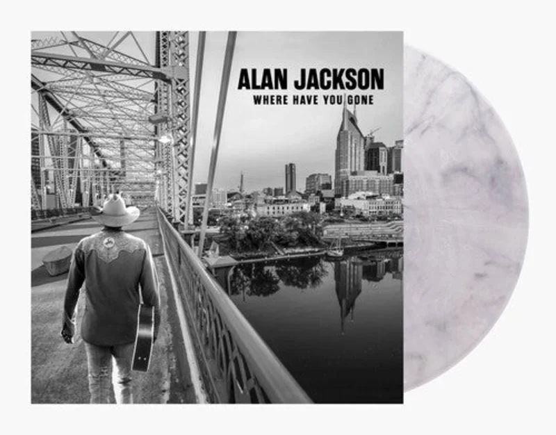 ALAN JACKSON 'WHERE HAVE YOU GONE' 2LP - BLACK & WHITE SWIRL