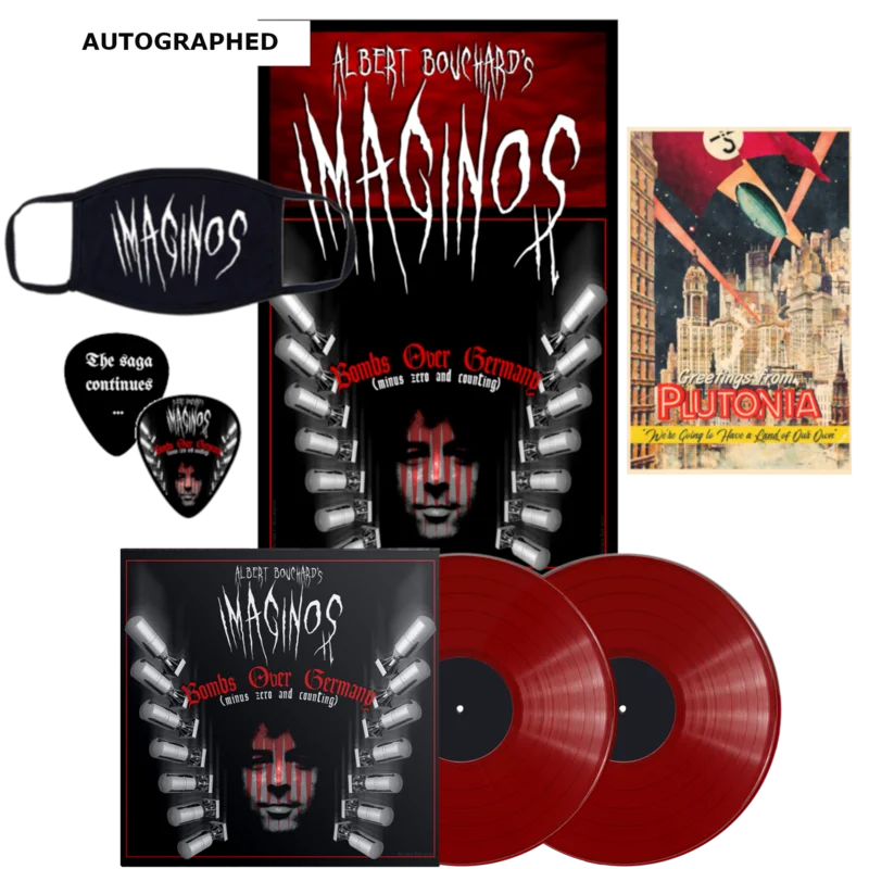 ALBERT BOUCHARD'S 'IMAGINOS II - BOMBS OVER GERMANY (MINUS ZERO AND COUNTING)' 2LP - EXCLUSIVE - LTD. 100 - RUBY