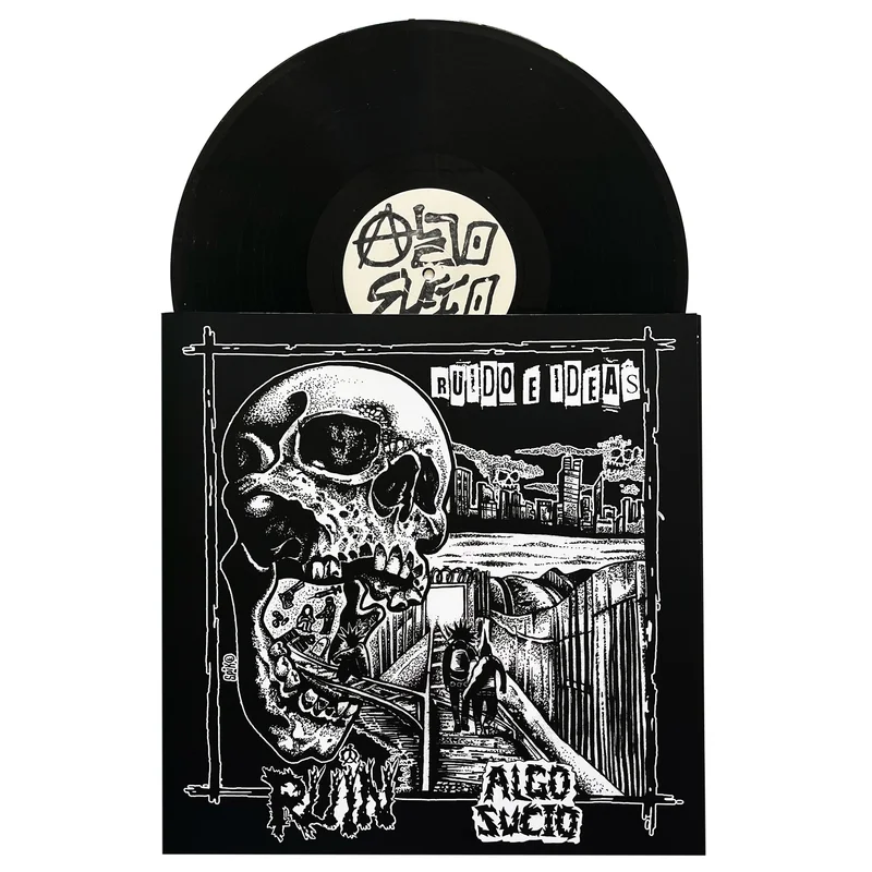 Algo Sucio/Ruin: Ruido e Ideas split 12"
