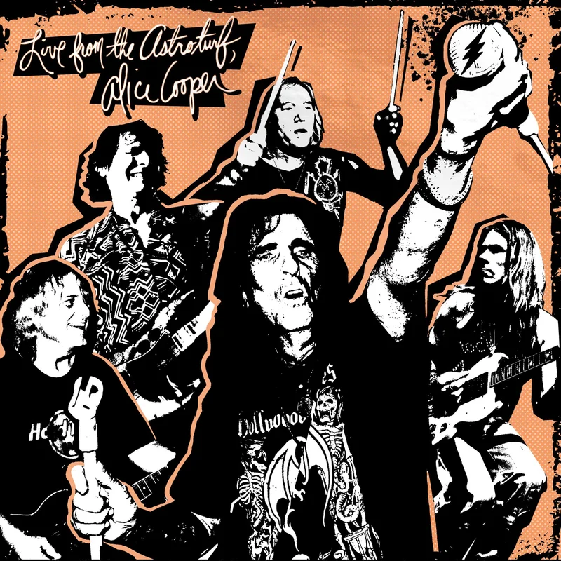 ALICE COOPER 'LIVE FROM THE ASTROTURF' LP & DVD - APRICOT