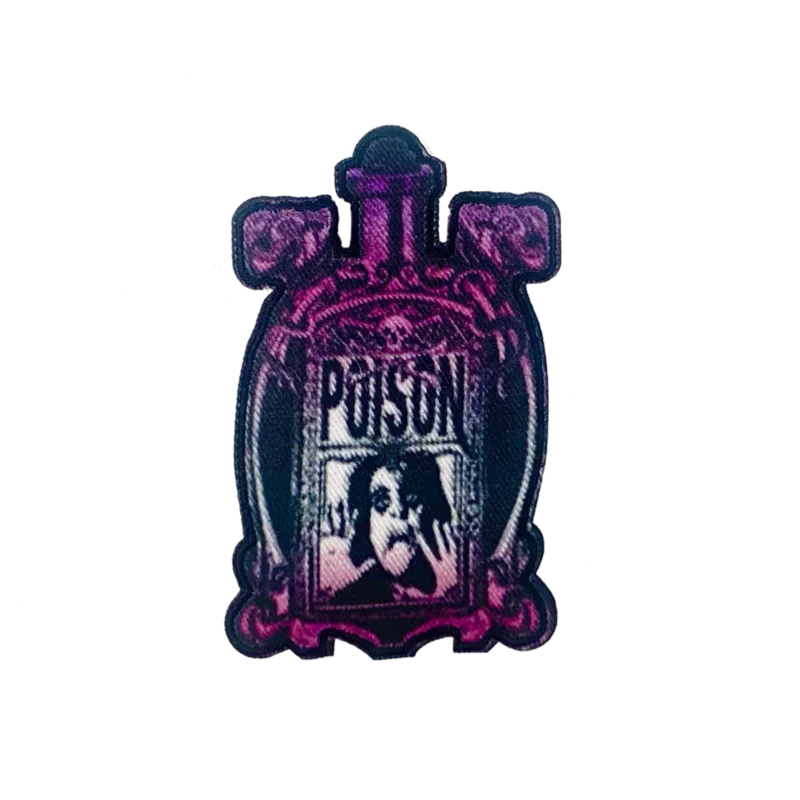 ALICE COOPER - POISON BOTTLE - EMBROIDERED PATCH