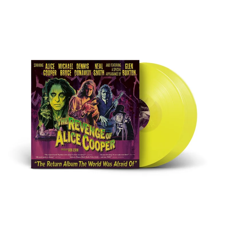 ALICE COOPER 'THE REVENGE OF ALICE COOPER' 2LP - YELLOW