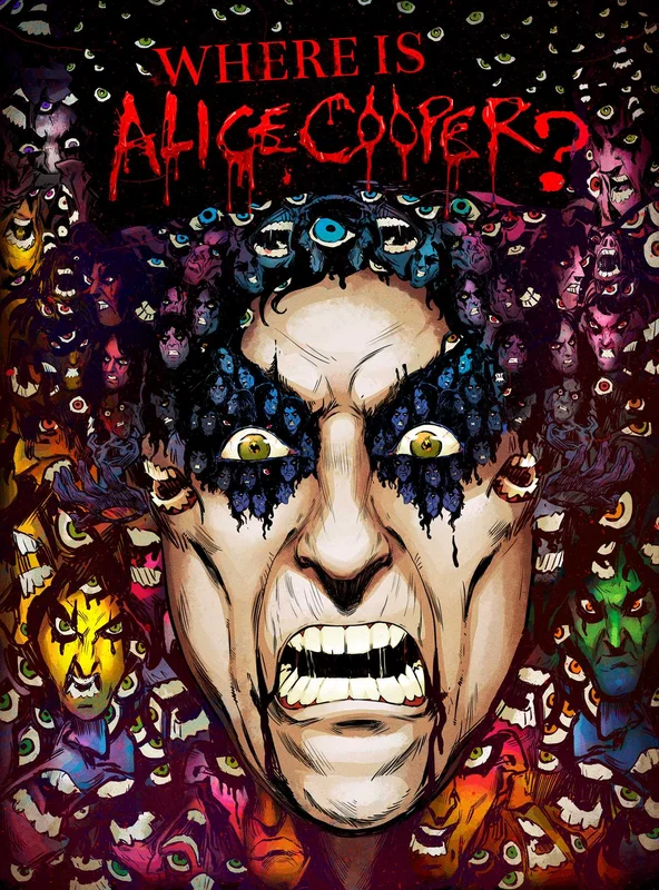 ALICE COOPER - WHERE IS ALICE COOPER? - THE OFFICIAL SEEK & FIND HARDCOVER BOOK