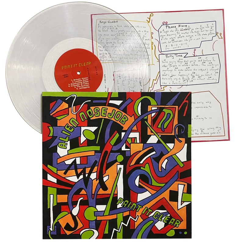 Alien Nosejob: Paint It Clear 12" Clear Vinyl