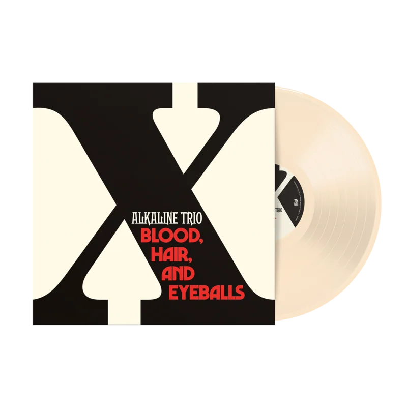 ALKALINE TRIO 'BLOOD, HAIR, AND EYEBALLS' LP - EXCLUSIVE - LTD.300 - BONE