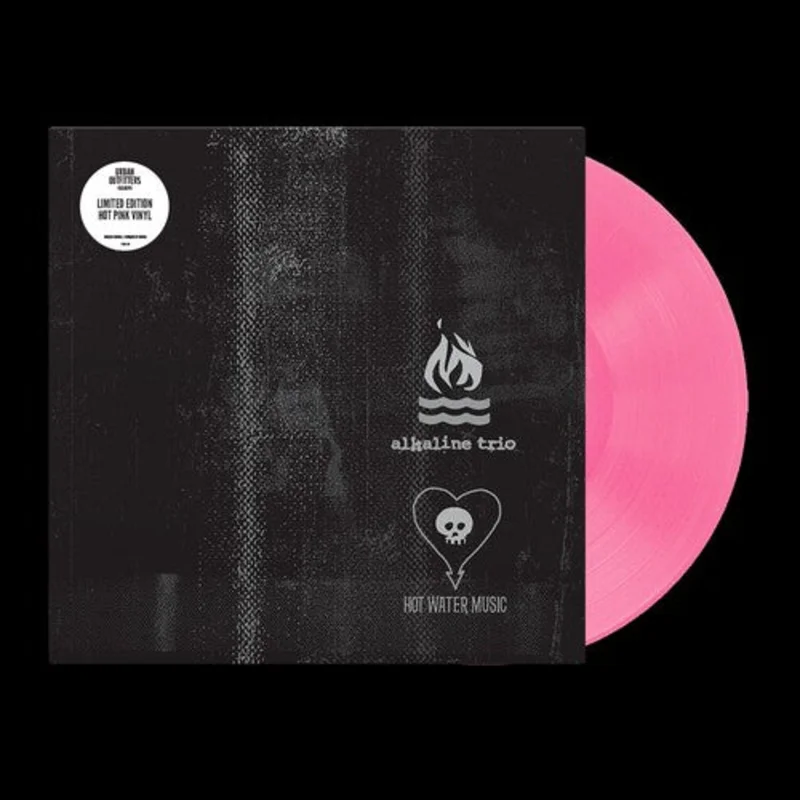 ALKALINE TRIO / HOT WATER MUSIC 'SPLIT' LP - HOT PINK