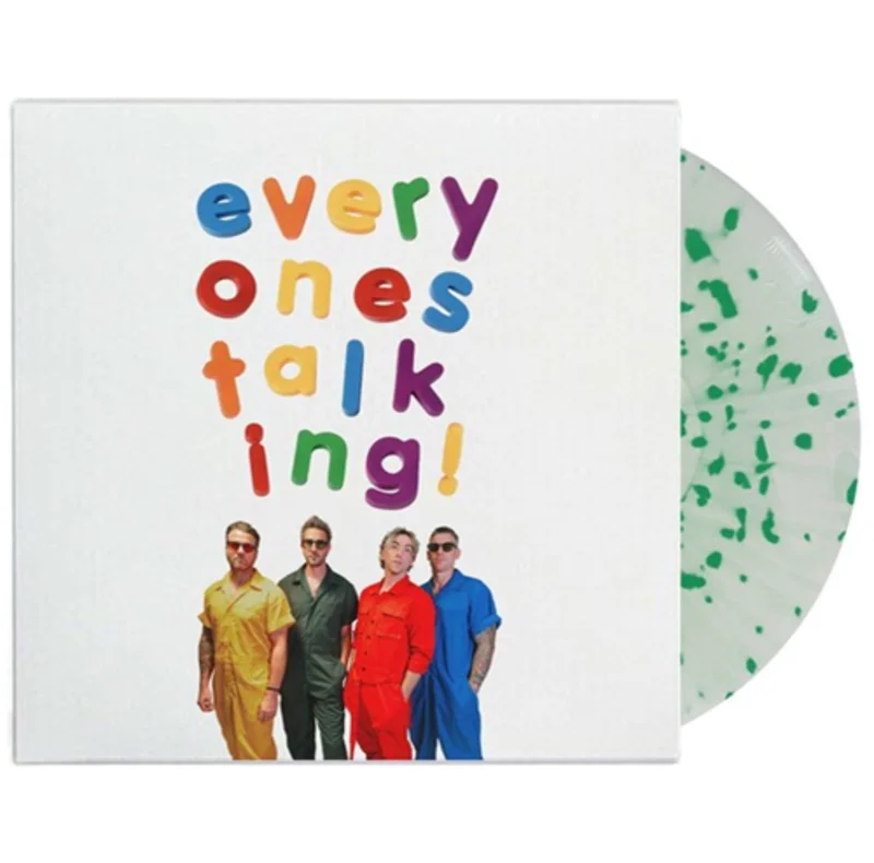 ALL TIME LOW 'EVERYONE'S TALKING!' LP - WHITE/GREEN