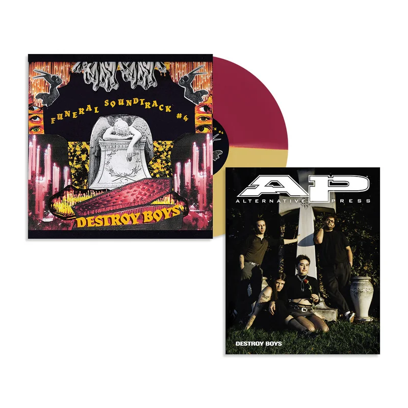 ALTERNATIVE PRESS FALL 2024 ISSUE FEATURING DESTROY BOYS + FUNERAL SOUNDTRACK #4 LP - EXCLUSIVE - LTD. 500 - RED/GOLD
