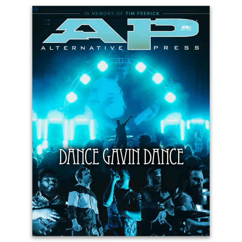 ALTERNATIVE PRESS MAY 2022 ISSUE FEATURING DANCE GAVIN DANCE