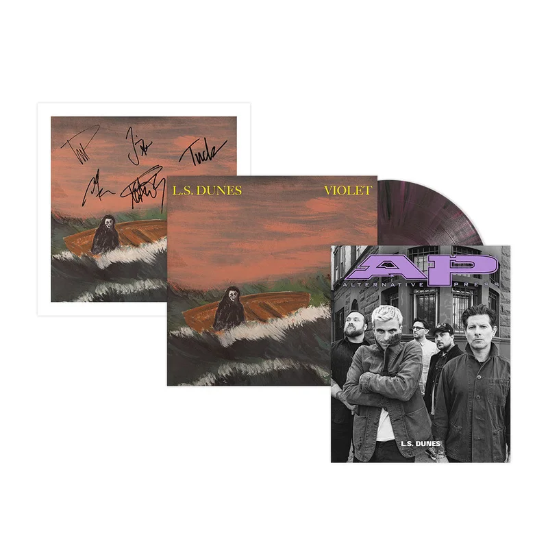 ALTERNATIVE PRESS WINTER 2024 ISSUE FEATURING L.S. DUNES + VIOLET LP + SIGNED PRINT - EXCLUSIVE - LTD. 500 - NEW TWILIGHT