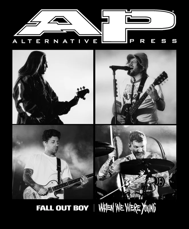 ALTERNATIVE PRESS WINTER 2024 ISSUE FEATURING WHEN WE WERE YOUNG W/ FALL OUT BOY