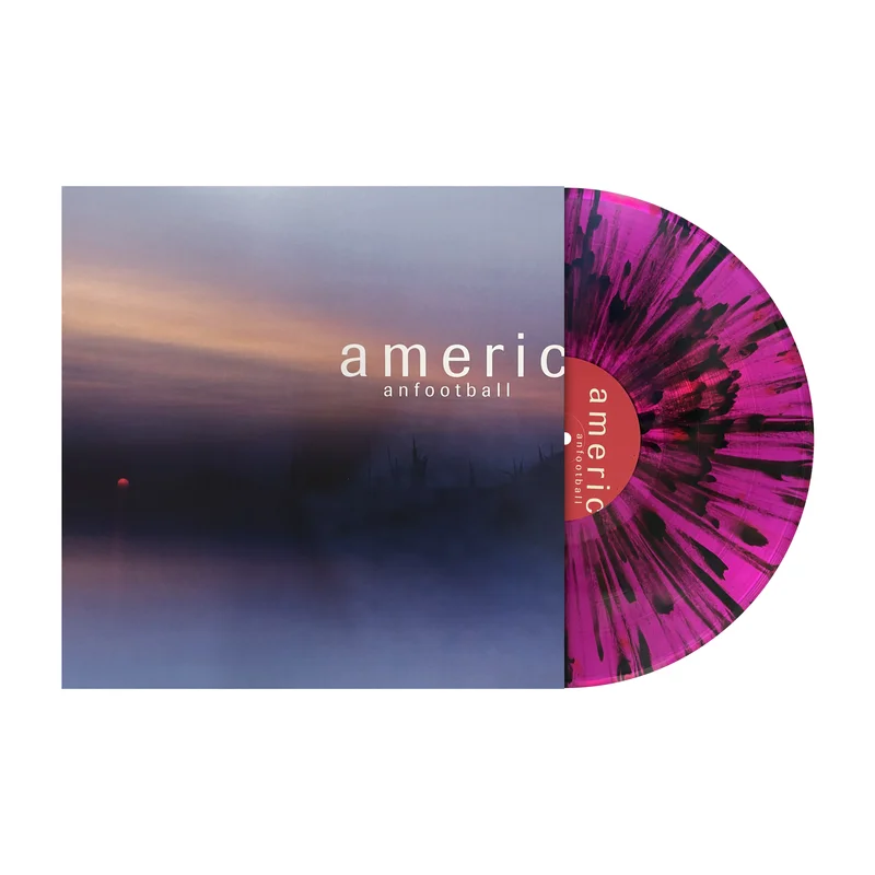 AMERICAN FOOTBALL LP3 LP - EXCLUSIVE - LTD. 300 - CLEAR PURPLE/RED/BLACK/SPLATTER