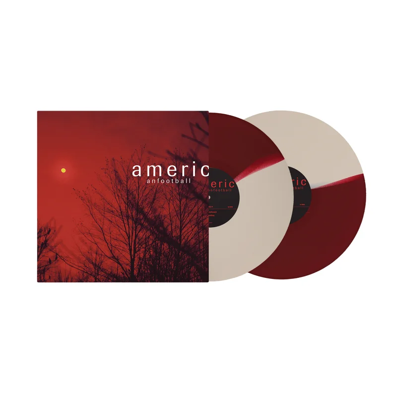 AMERICAN FOOTBALL LP4 2LP (Exclusive  Limited to 300, Half Burgundy / Half Beige Vinyl)