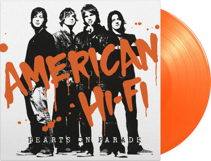 AMERICAN HI-FI 'HEARTS ON PARADE' LP (Import) - ORANGE